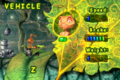 Antz Extreme Racing screenshot 5 for GameBoy Advance